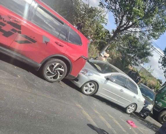 Scene of the traffic accident. Photo: Police provided