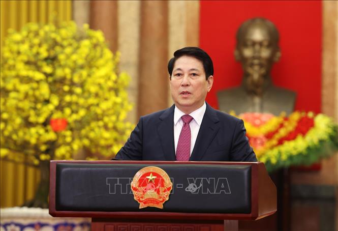 President Luong Cuong sent a message wishing Binh Ngo Tet 2026 to compatriots, comrades, soldiers nationwide and overseas Vietnamese. Photo: Lam Khanh/VNA
