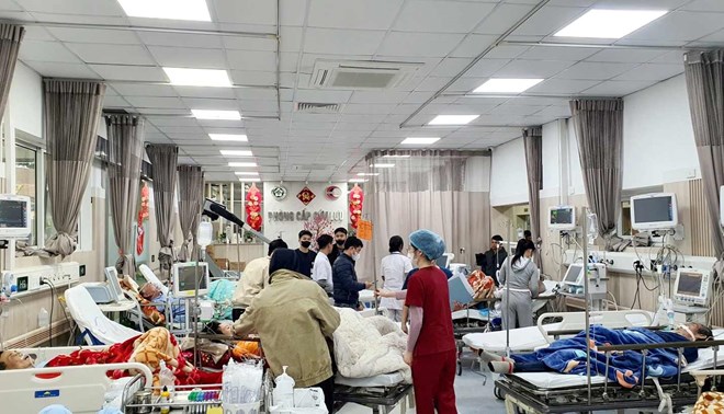The Ministry of Health tightens Tet emergency care, reporting every day, on duty without any missed cases. Photo: Nguyen Ha