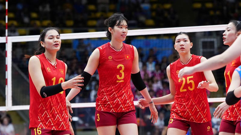 Thanh Thuy and the Vietnamese women's volleyball team are highly expected. Photo: VFV