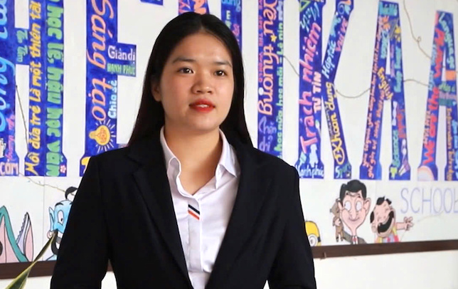 Cô Nguyễn Hồng Ngọc - giáo viên chủ nhiệm Khối 4 song ngữ, Trường Phổ thông Liên cấp Phenikaa. Ảnh: Tường Vân