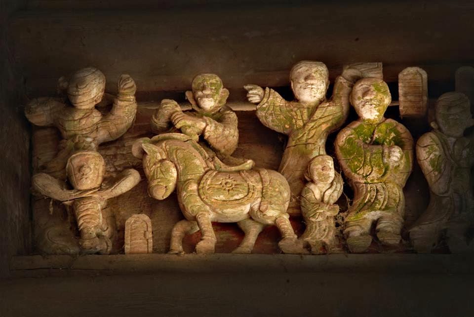 Hình tượng ngựa trong đám rước đình Phú Xuyên thế kỷ 18. Ảnh: Nguyễn Đức Bình