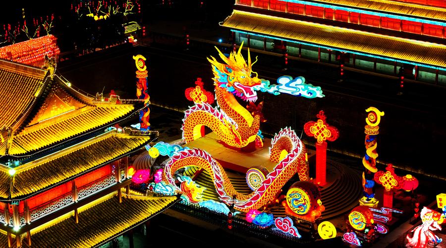 It is predicted that starting a new project or building a reputation with people born in the year of the Dragon will be favorable this year. Photo: Xinhua