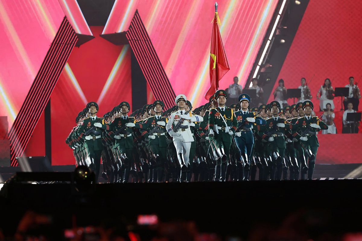 Concert “Tổ quốc trong tim”. Ảnh: Đình Hải