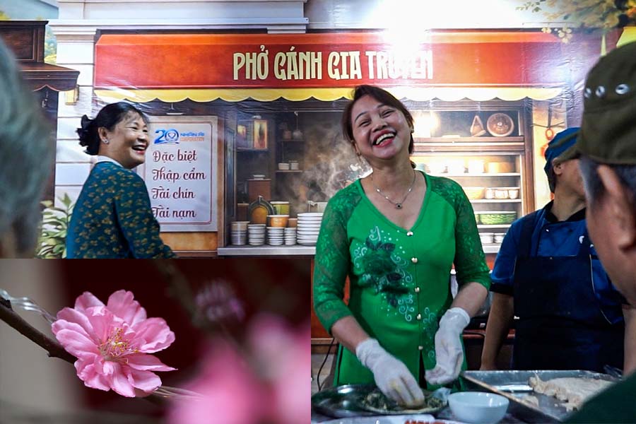 Elderly people relive Spring memories at the Nhan Ai Tet Fair