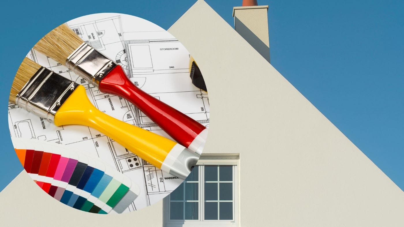 You should try painting a small wall area to assess the shade and choose the appropriate paint color for the entire house. Graphics: Thanh Thanh