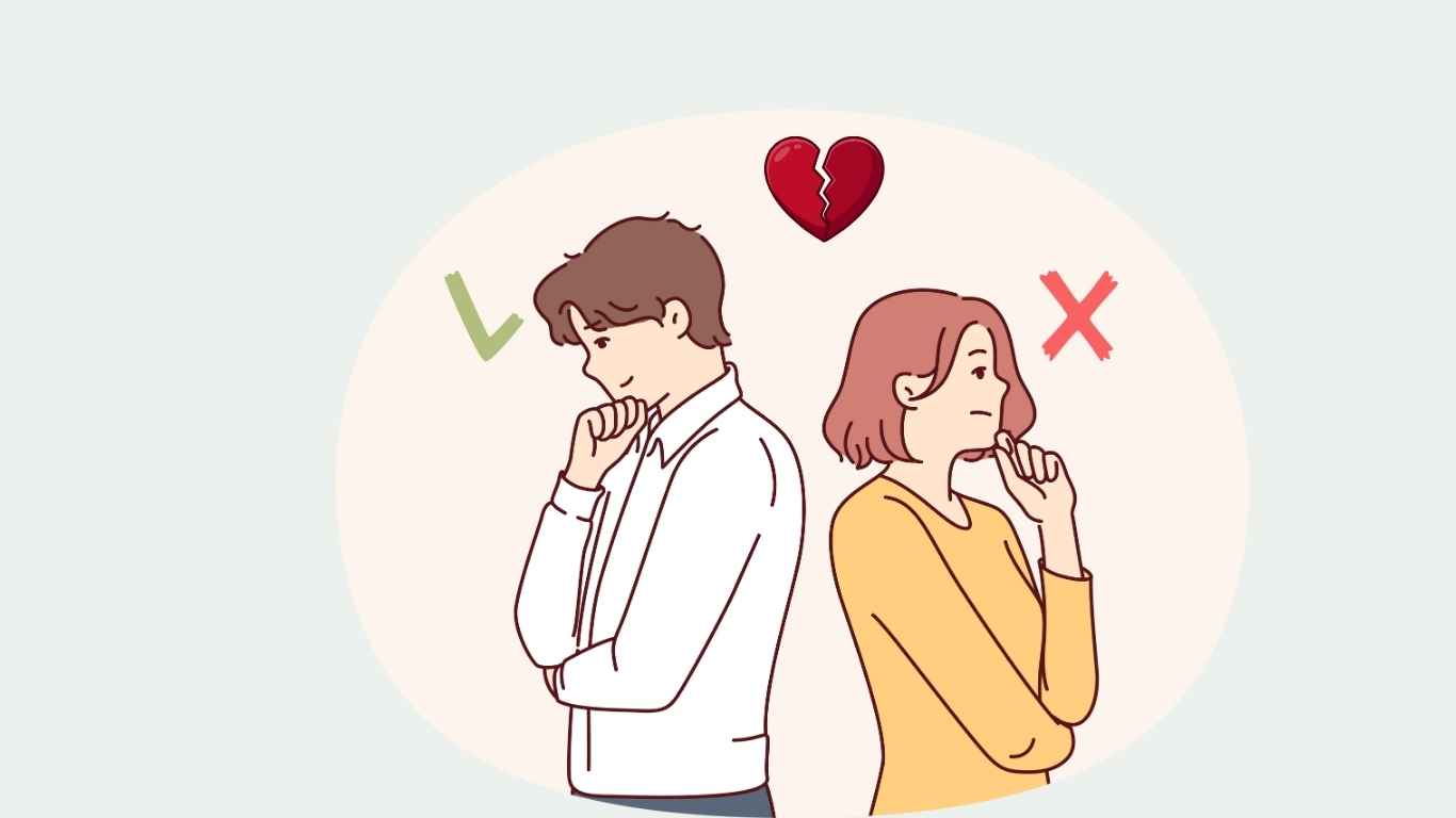 Small signs warning that marital love is silently cooling down. Graphic photo: Hoang Loc