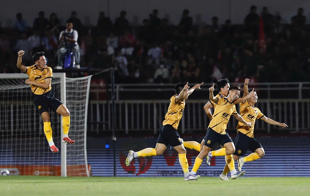 Dong A Thanh Hoa Club surpassed Cong An TPHCM to rise to 10th place in the V.League rankings. Photo: Thanh Vu