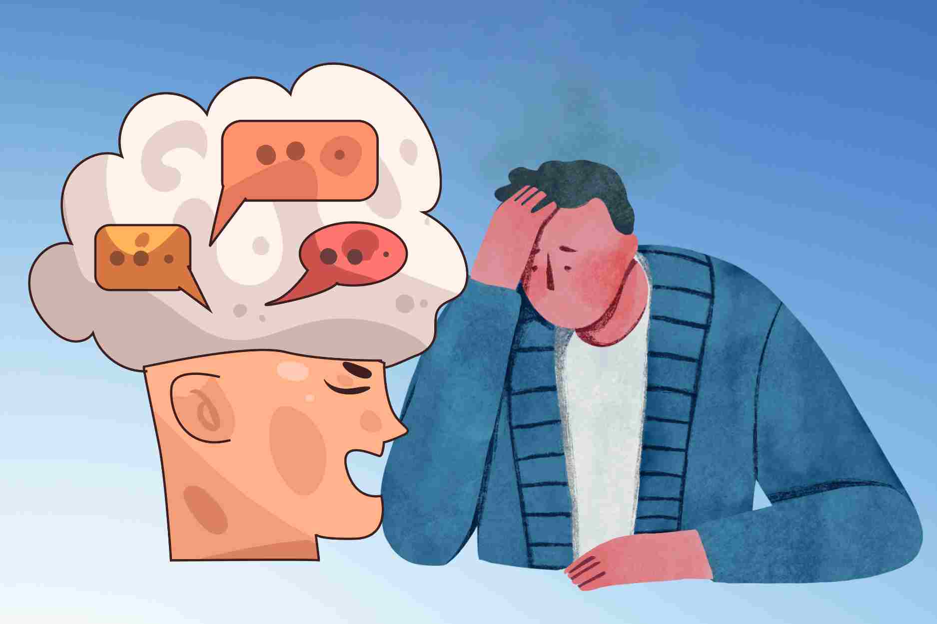 2 steps to help stop thinking too much