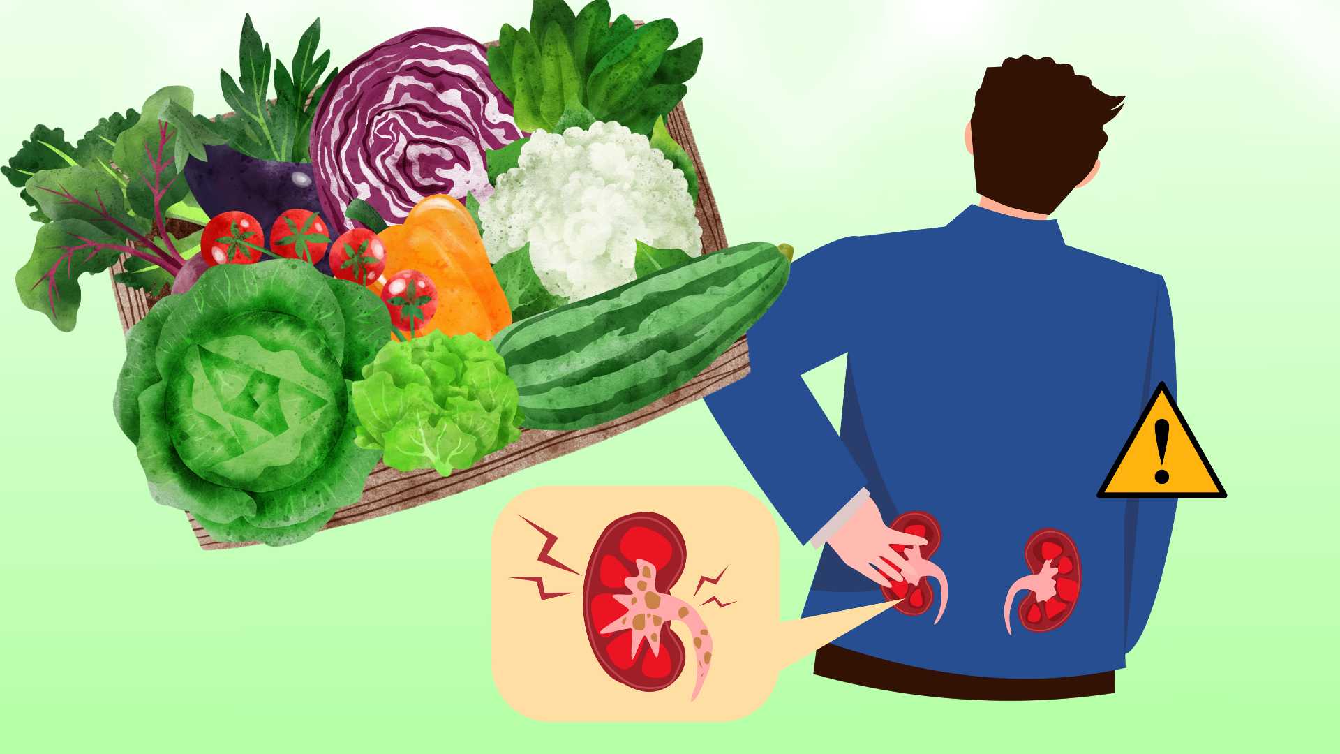 Green vegetables that people with weak kidneys can use safely
