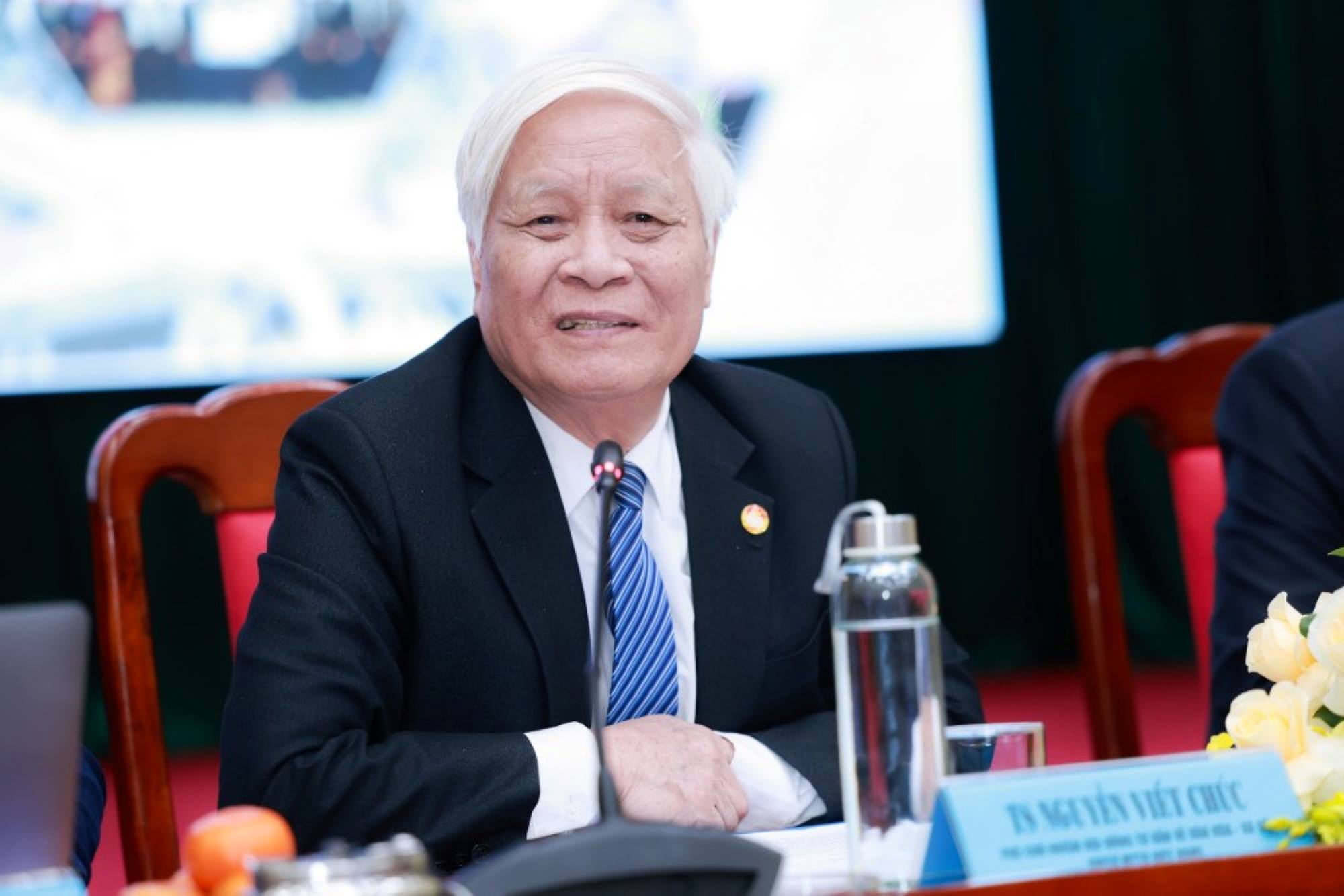 TS Nguyễn Viết Chức - Phó Chủ nhiệm Hội đồng Tư vấn về Văn hóa - Xã hội, Ủy ban Trung ương Mặt trận Tổ quốc Việt Nam. Ảnh: Trần Vương