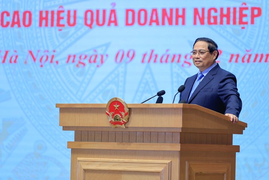 Prime Minister Pham Minh Chinh launches 2 important emulation movements in the new era. Photo: VGP/Nhat Bac