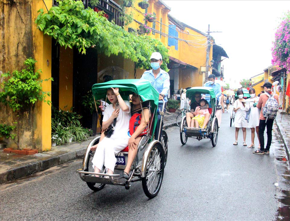 중부 지방의 폭우 날씨 예보. 사진: 호앙빈