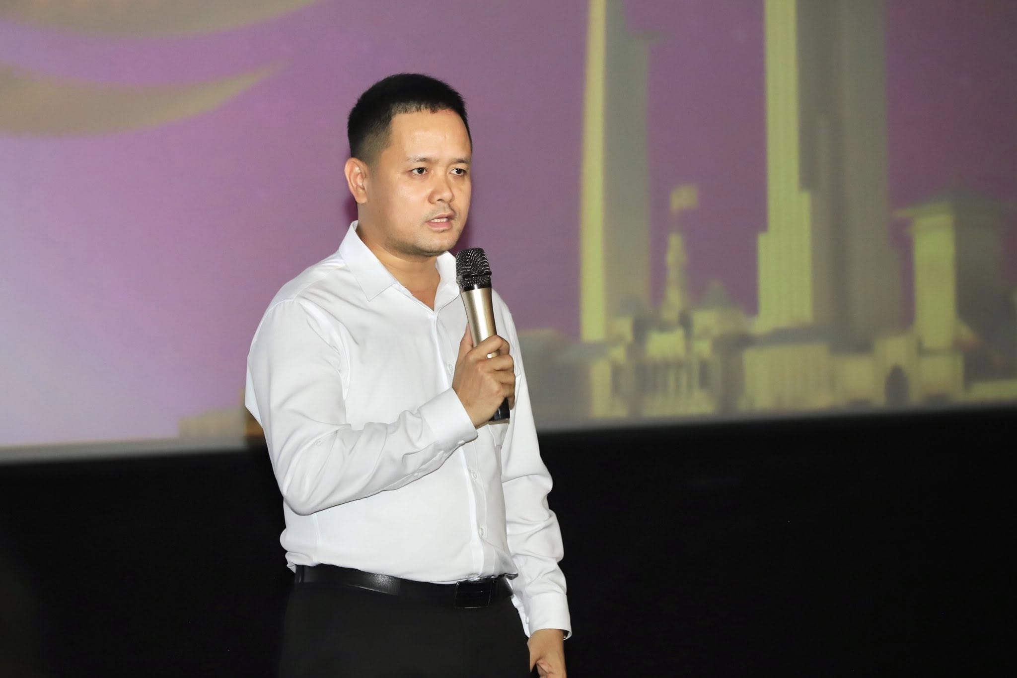 Mr. Dang Tran Cuong - Director of the Cinema Department. Photo: Cinema Department