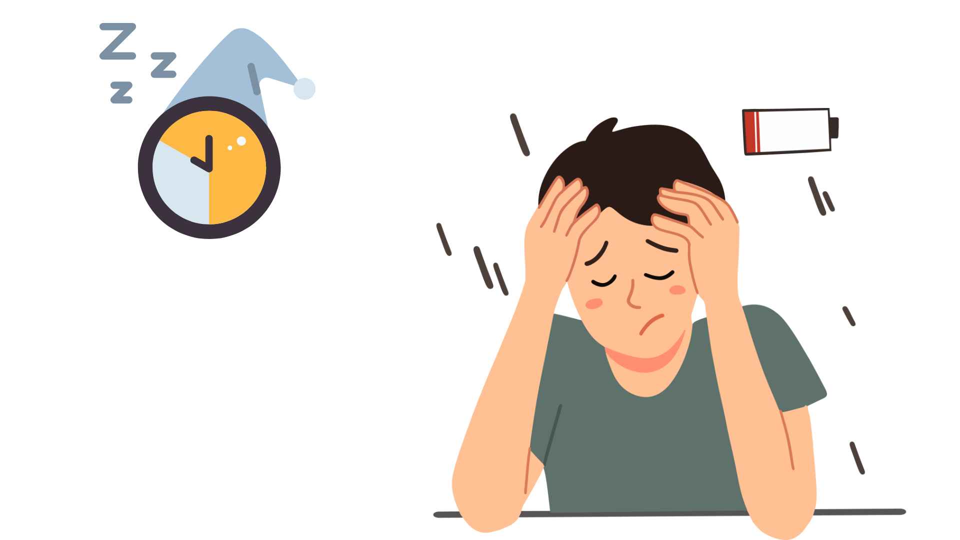 Aging is a natural law, prolonged sleep deprivation causes aging to increase rapidly. Graphic photo: Huong Son