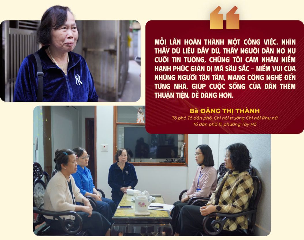 Bà Đặng Thị Thành năm nay đã bước sang tuổi 78, nhưng vẫn hăng say tham gia tất cả các chiến dịch. Ảnh: Tuấn Anh