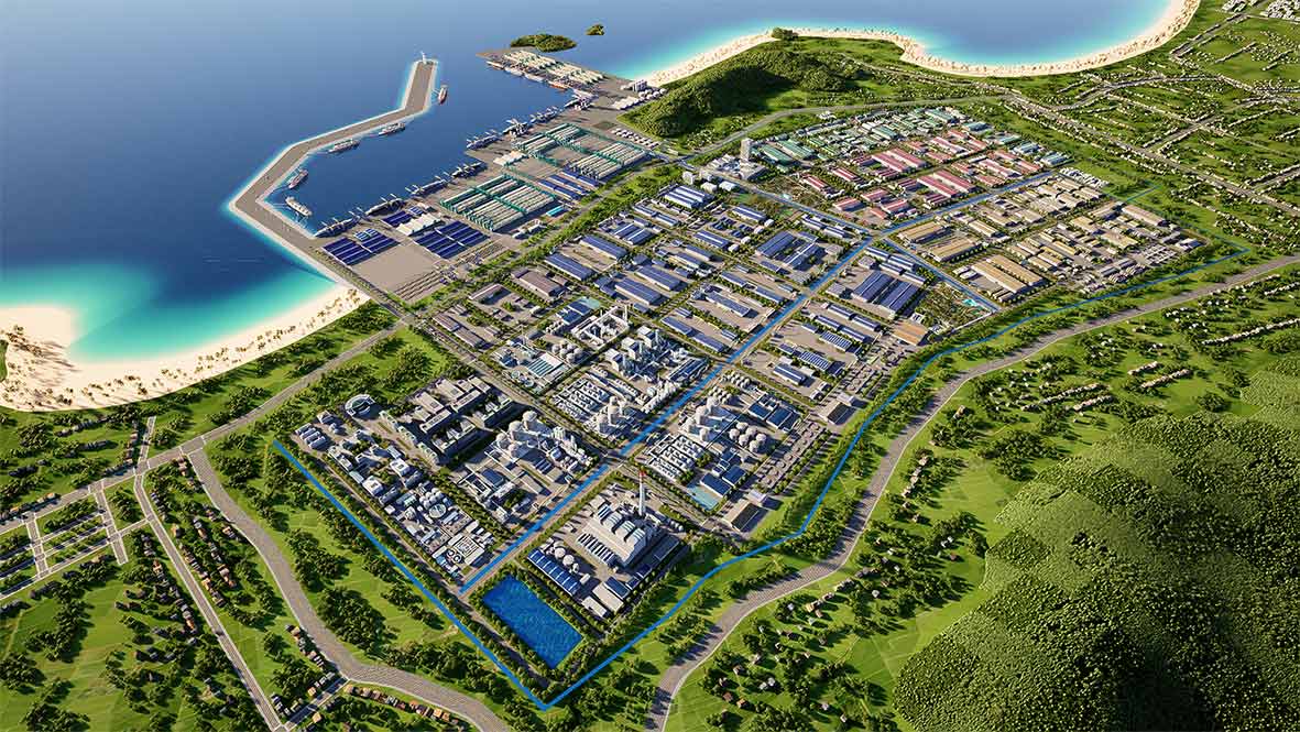 Toàn cảnh dự án quy mô lớn, khẳng định quyết tâm của Gia Lai trong phát triển hạ tầng công nghiệp hiện đại và bền vững. Ảnh: DN cung cấp