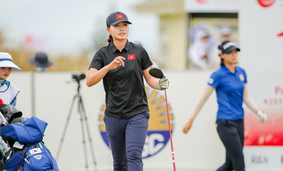 Golfer Le Chuc An will compete in New Zealand this week. Photo: VGA