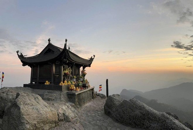 Dong Pagoda destination on the sacred mountains of Yen Tu (Quang Ninh province). Photo: Nguyen Hung
