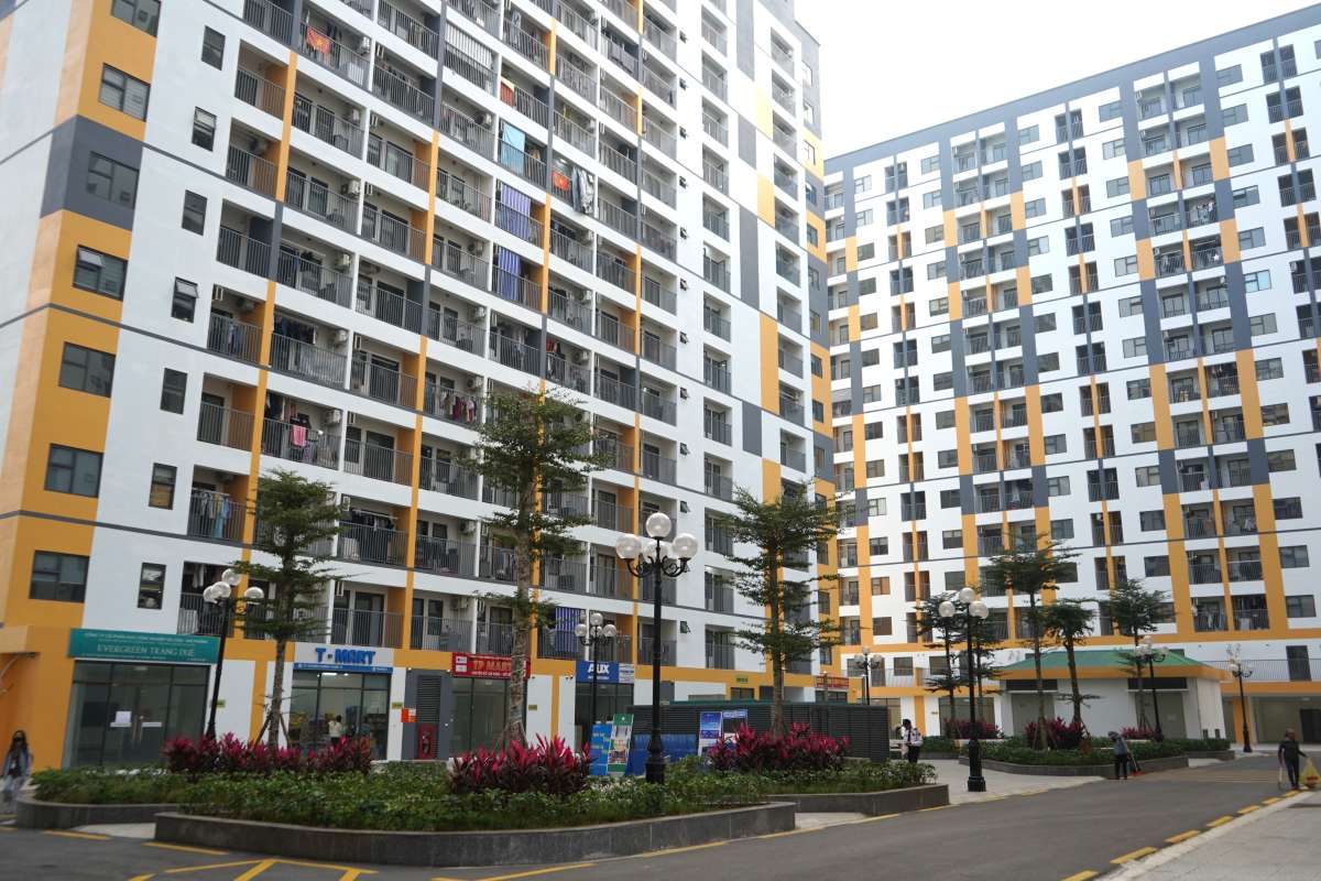 A social housing project in Hai Phong. Photo: Hoang Khoi