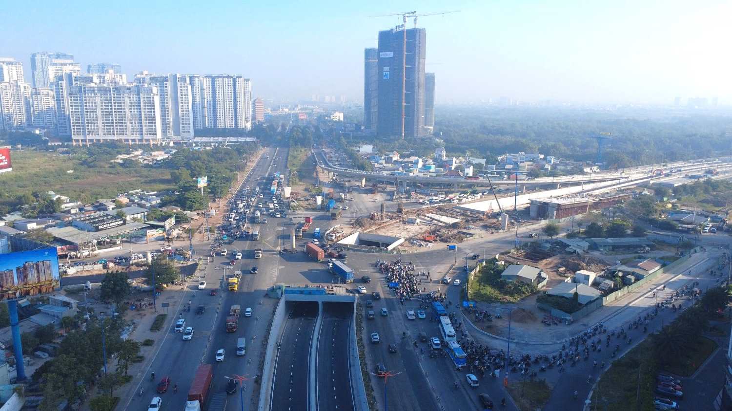 Nút giao An Phú sẽ hoàn thành trong năm 2026.  Ảnh: Minh Quân