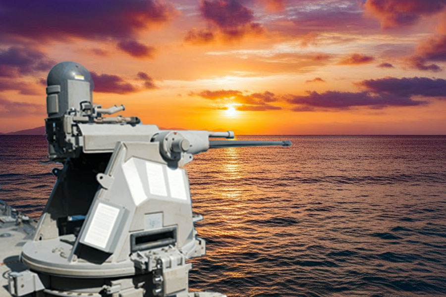 The MK 38 MOD 4 version of the US Navy integrates a 30mm cannon, aerial explosives and Aegis system, improving the close-range defense capability for US warships. Graphics: Cat Tien