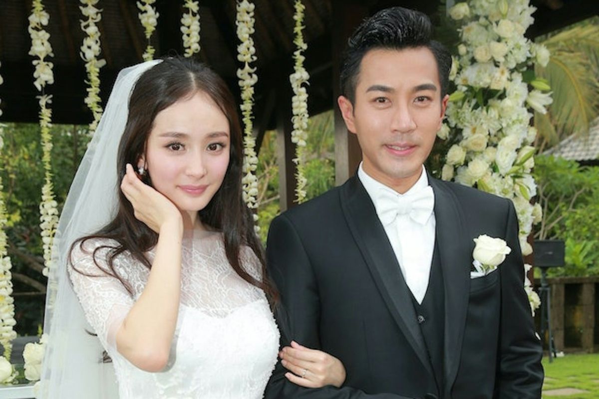 Duong Mich and Luu Khai Uy got married in 2014, and divorced in 2018. Photo: Xinhua