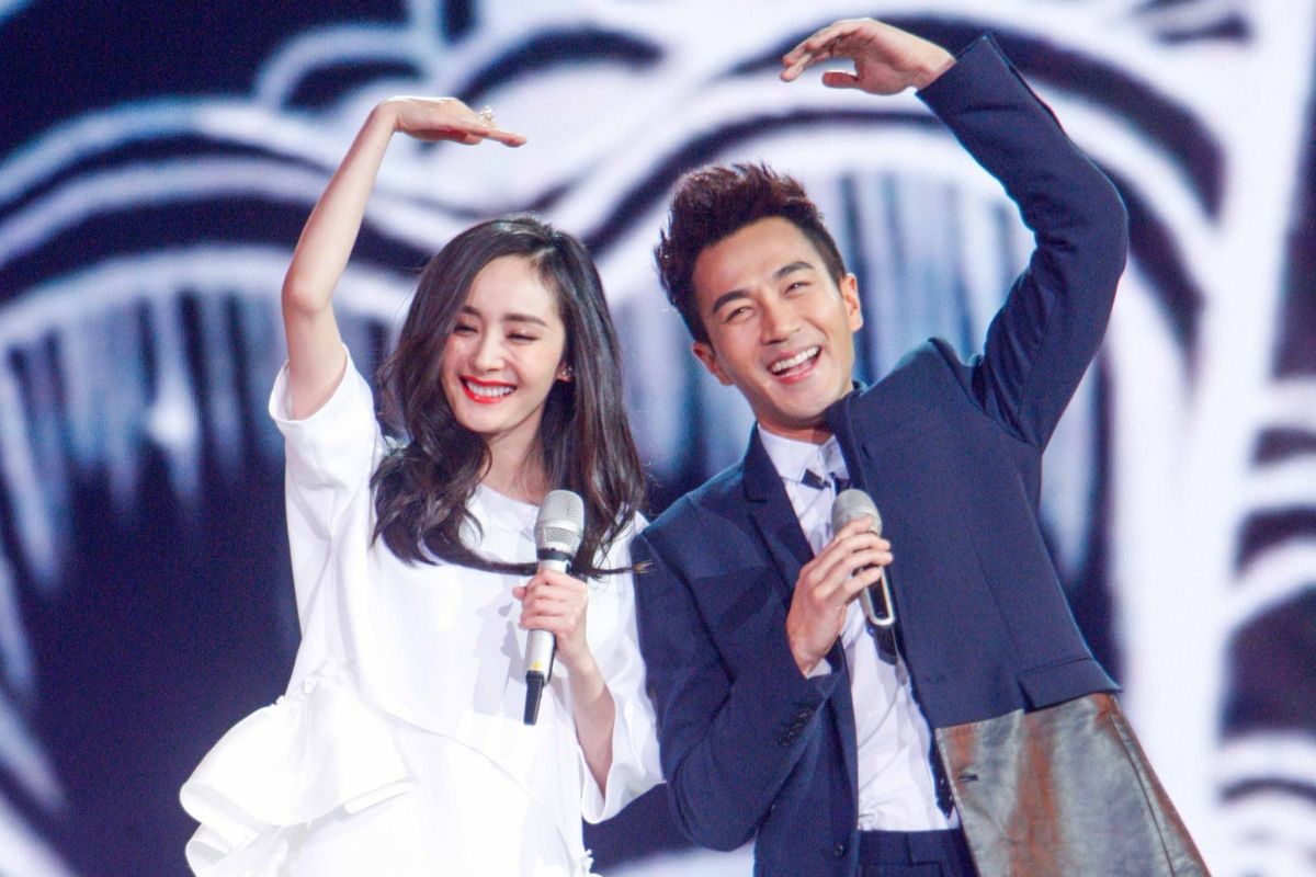 Dương Mịch nhiều lần bị cho là thiếu quan tâm đến con sau ly hôn với Lưu Khải Uy. Ảnh: Xinhua