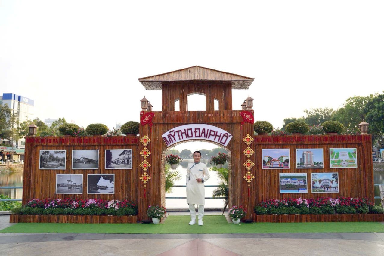 Cảnh tái hiện Mỹ Tho đại phố. Ảnh: TS Võ Văn Sơn