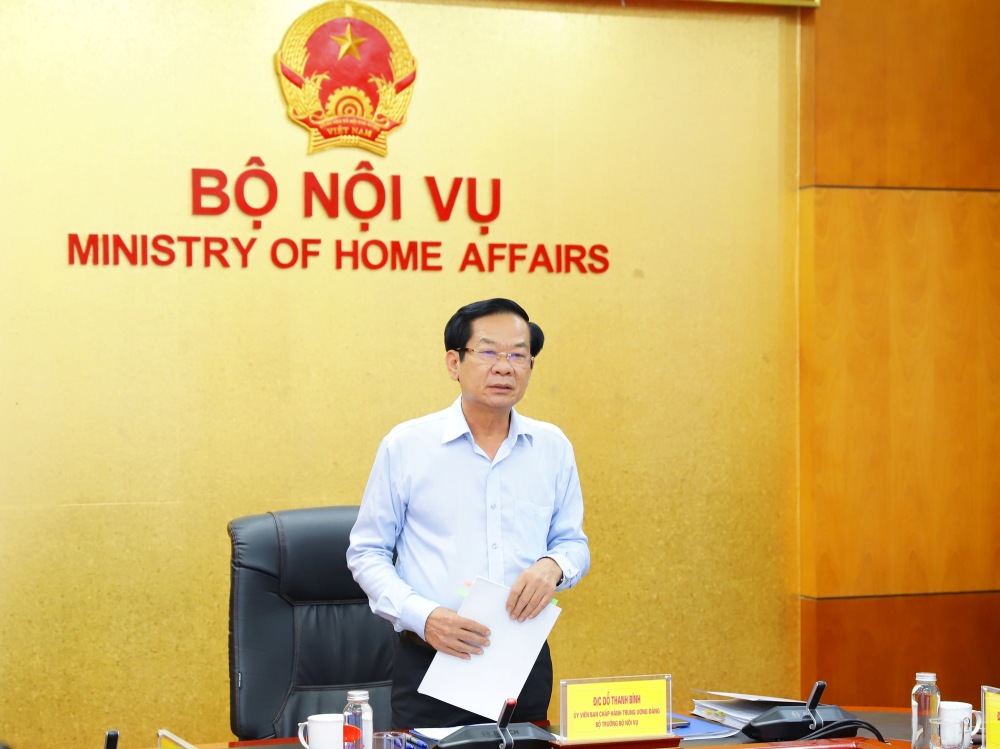 Minister of Home Affairs Do Thanh Binh requested to focus on implementing tasks in salary reform in March 2026. Photo: VGP