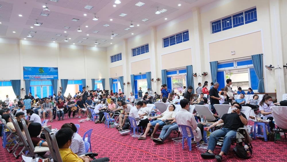 Da Nang City Labor Federation organizes the first voluntary blood donation day in 2026. Photo: Da Nang Trade Union.