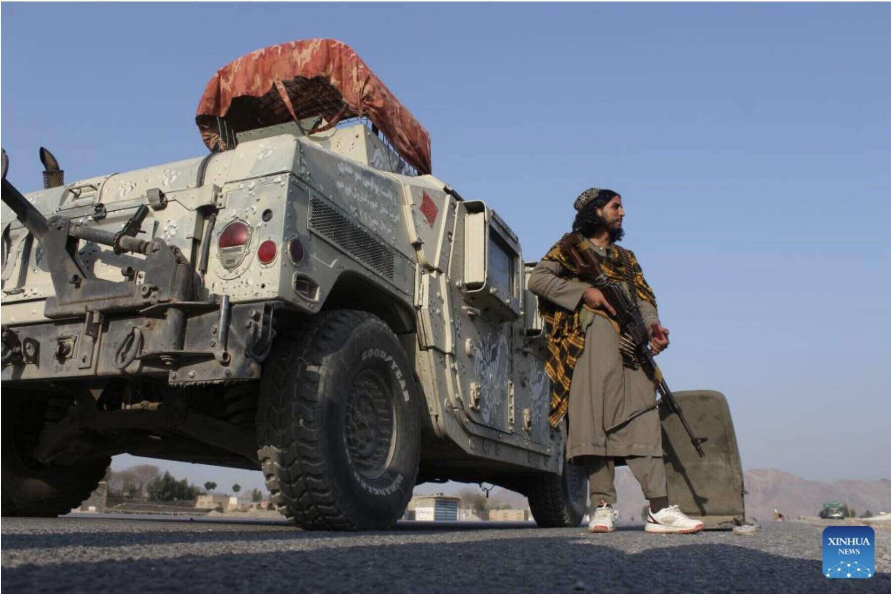 An Afghan soldier on duty. Photo: Xinhua