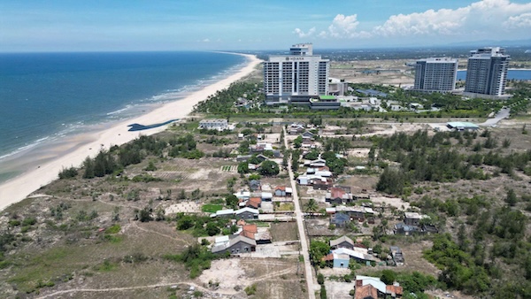 Khu vực thực hiện Dự án Khu nghỉ dưỡng Nam Hội An. Ảnh: Mỹ Linh