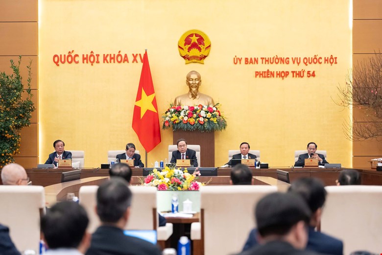The National Assembly Standing Committee will give opinions for the 2nd time on the preparation for the First Session, 16th National Assembly. In the photo: 54th session of the National Assembly Standing Committee. Photo: Quochoi. vn