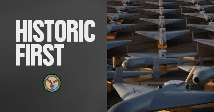 US attacks Iran's number 1 target with tens of millions of USD in attacks, suicide drones deploy for the first time. Photo: CENTCOM