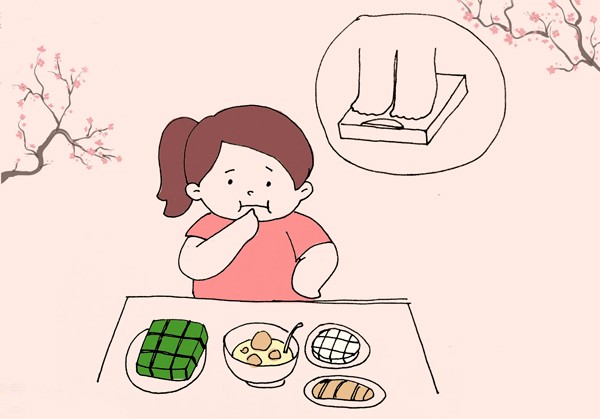 Rapid weight loss after Tet, cautiously trading for health. Photo AI