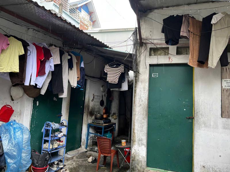 Worker dormitory in Thien Loc commune, Hanoi near Thang Long Industrial Park. Photo: Minh Phuong