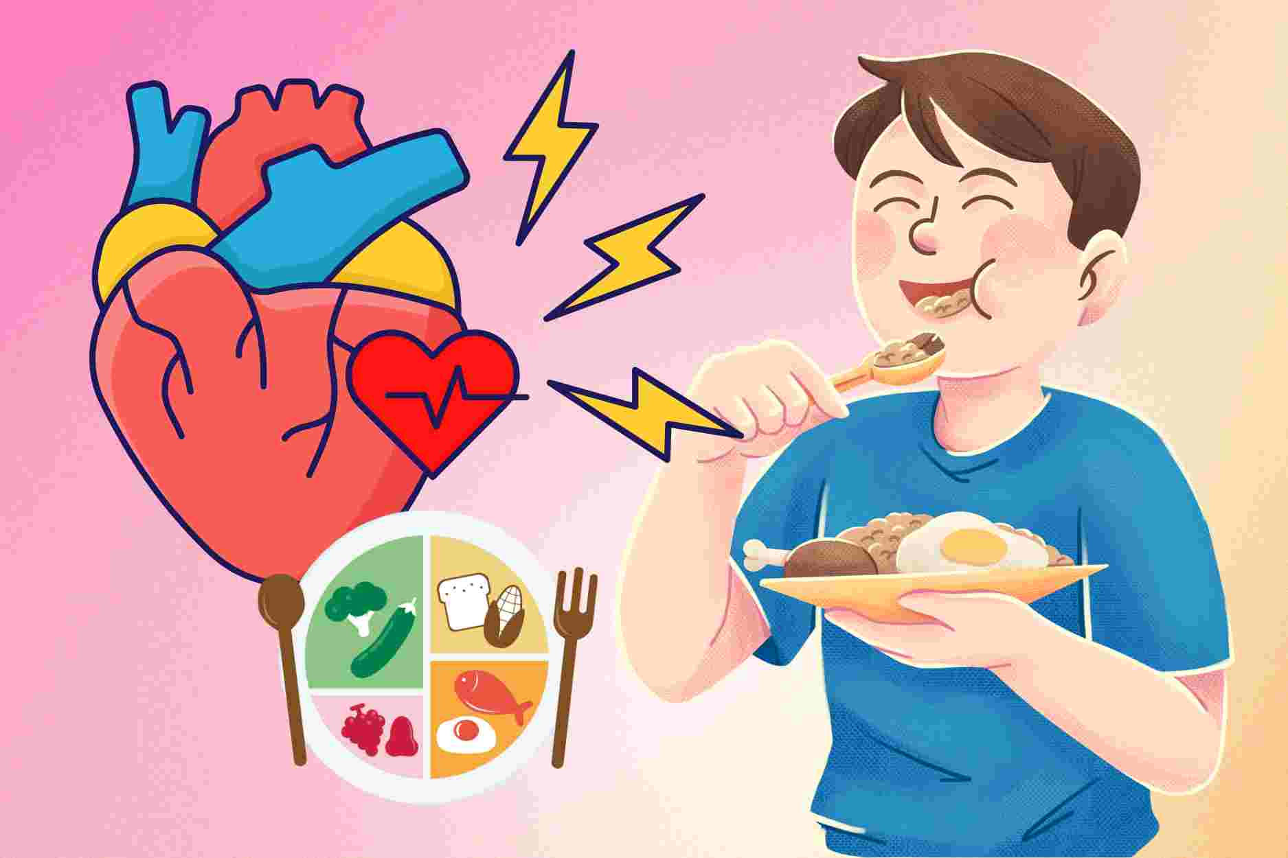 5 silent eating mistakes that increase the risk of heart attack.