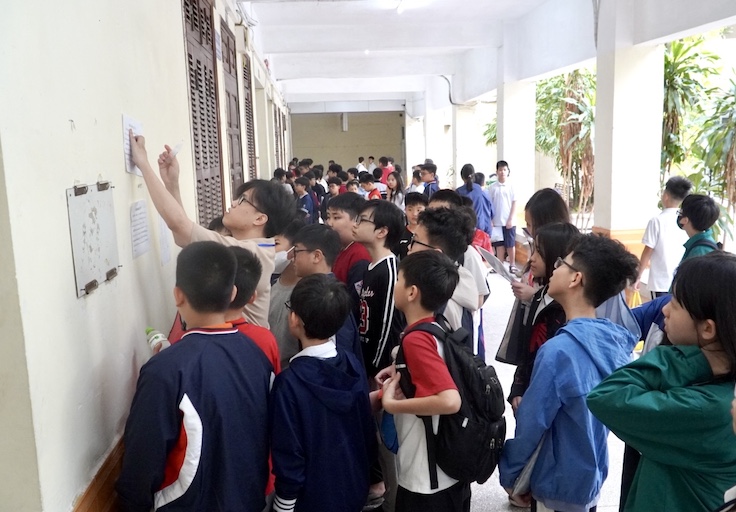 Gần 13.000 học sinh cả nước tham dự kỳ thi Olympic Hoá học và Khoa học tự nhiên lần thứ III dành cho học sinh Trung học cơ sở và Trung học phổ thông. Ảnh: Tường Vân