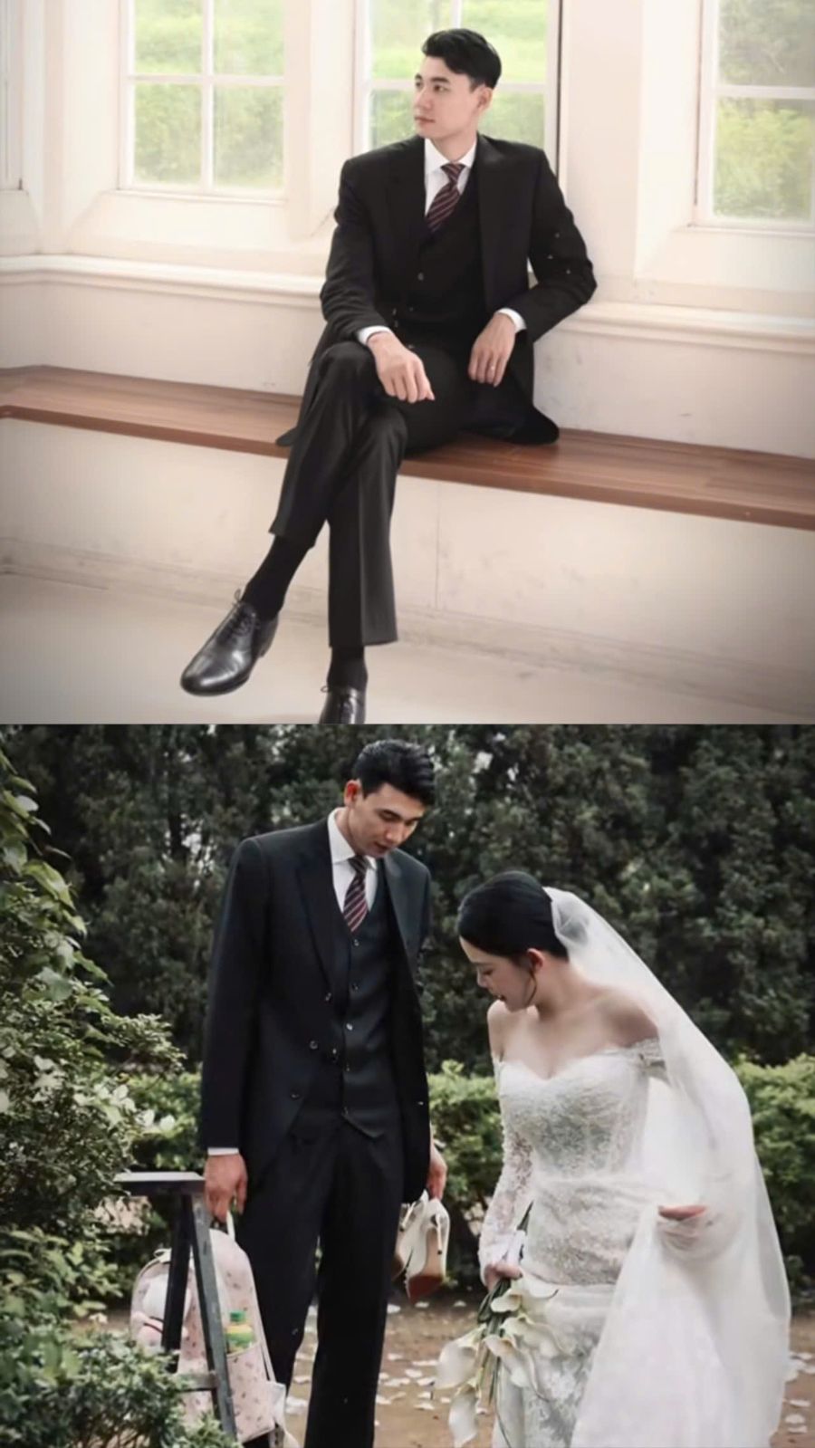 Ảnh cưới của cặp đôi Ngọc Thuân - Yến Nhi. Ảnh cắt từ video