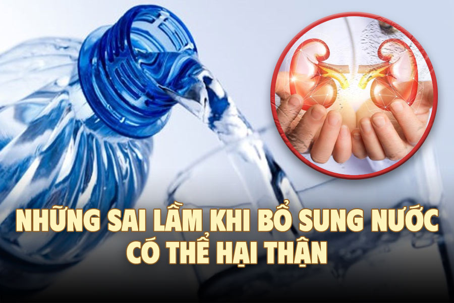 Mistakes when supplementing with water that can harm the kidneys