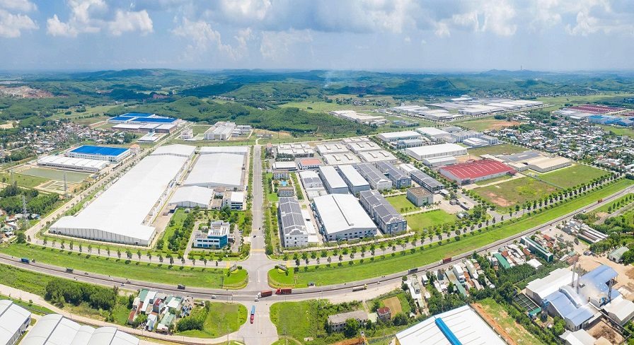 VSIP 1 project in Tho Phong commune, Quang Ngai province. Photo: VSIP Quang Ngai