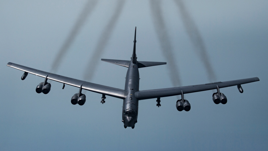 The US deploys B-52H Stratofortress long-range bombers to the UK in a military operation in Iran. Photo: US Air Force