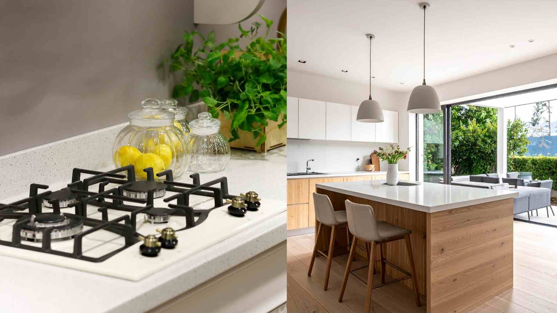 Smart design helps the kitchen be neater and more convenient. Graphics: Ha May
