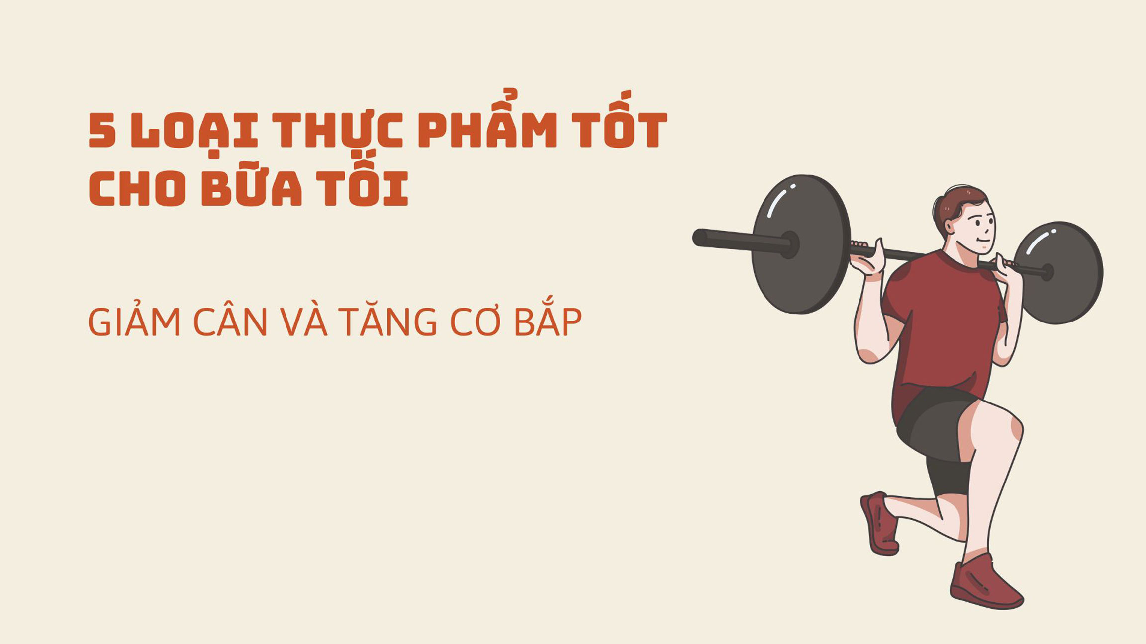 5 foods good for dinner to lose weight and gain muscle