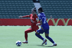 La selección femenina de Vietnam apunta al último partido de la fase de grupos de la Copa Asiática Femenina 2026. Foto: VFF