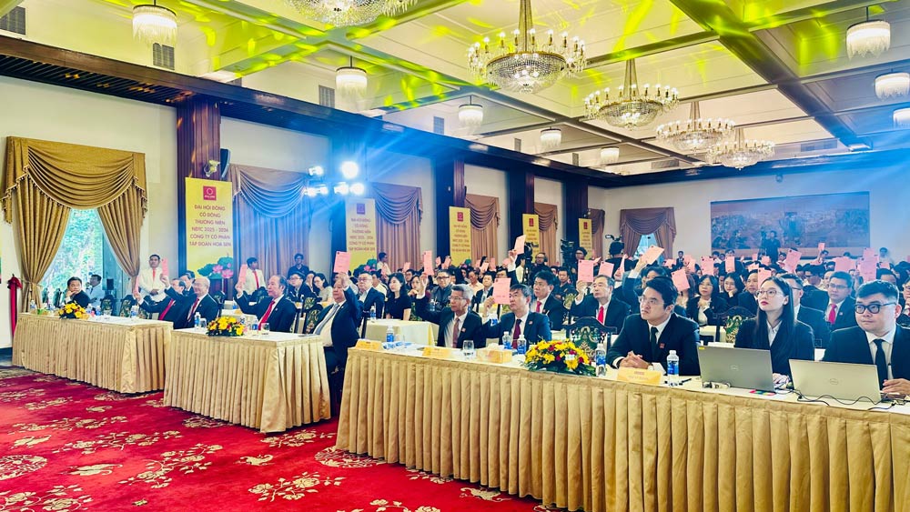 Hoa Sen Group (HSG) sets a business plan according to 2 profit plans after tax of 500 billion VND and 600 billion VND in fiscal year 2025 - 2026. Photo: DN provided