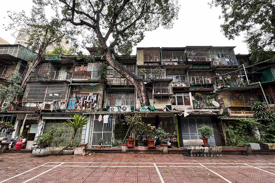 Hanoi inspects all old apartment buildings in Kim Lien ward in 2026. Photo: Huu Vu