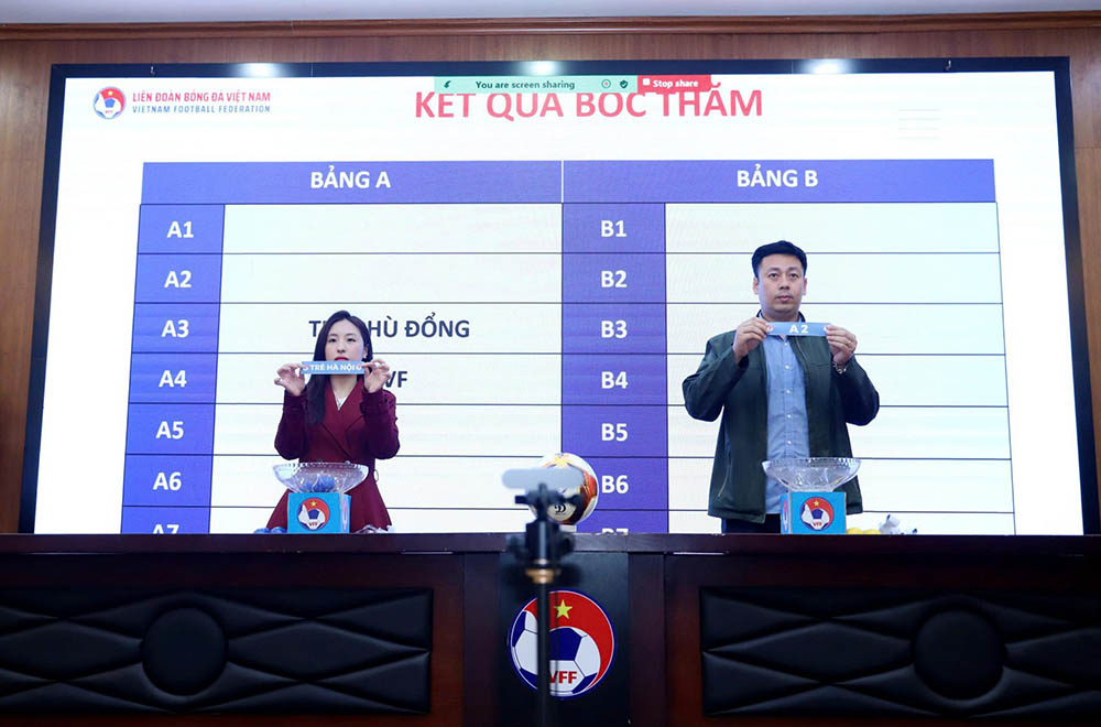 VFF draws lots to schedule matches for the 2026 National Second Division League. Photo: VFF