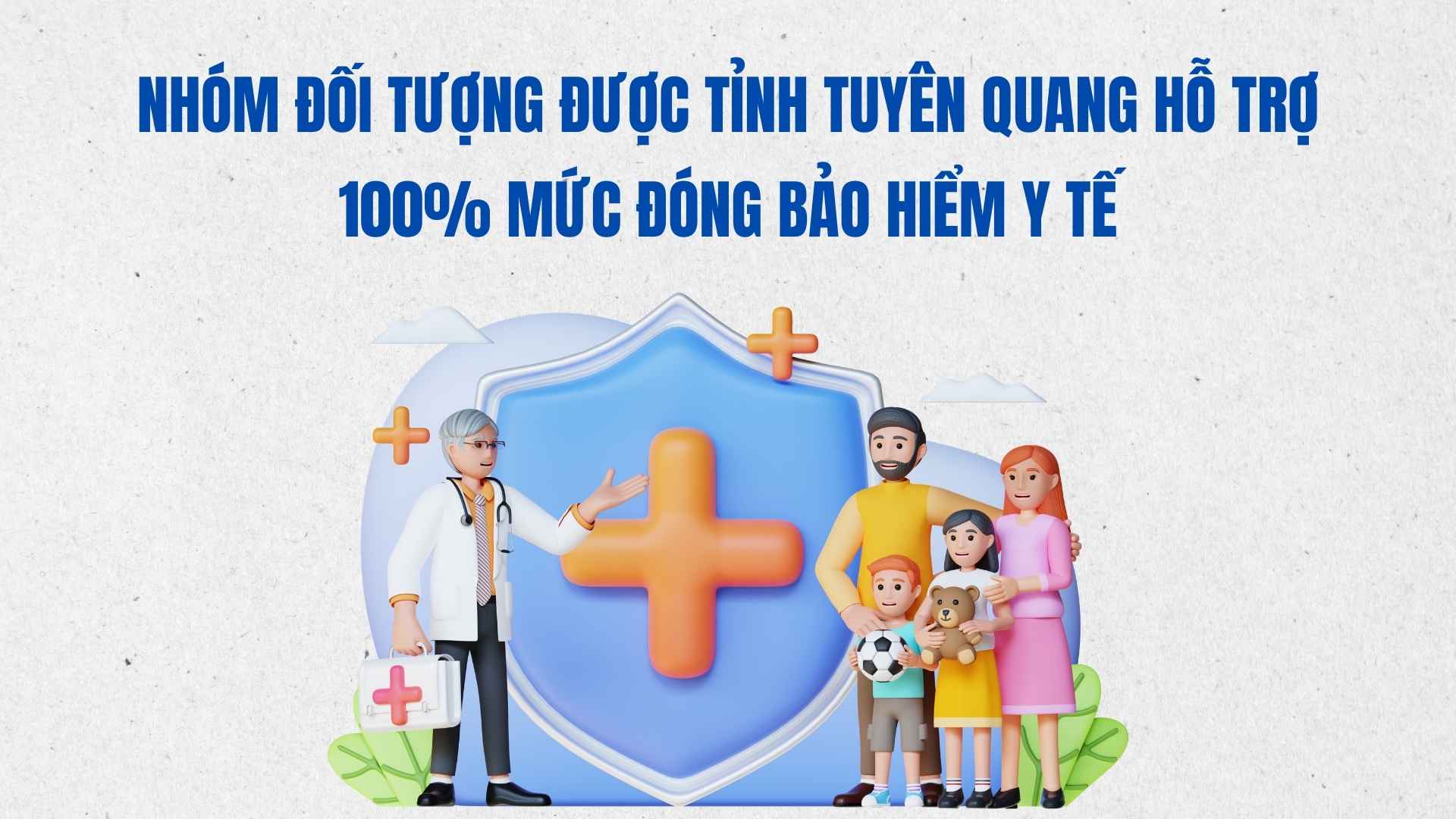 Groups eligible for 100% health insurance premium support